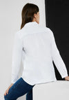 Street One Half Button Shirt, White