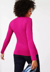 Street One Turtleneck Stretch Top, Fuchsia