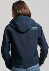 Superdry Womens Code Tekker Softshell Jacket, Navy