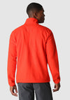 The North Face Mens 100 Glacier Quarter Zip Fleece, Fiery Red