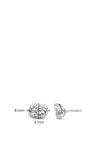 Ti Sento Milano Knotted Stud Earrings, Silver
