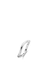 Ti Sento Milano Wave Ring, Silver Size 54