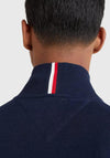 Tommy Hilfiger 1985 Quarter Zip Sweater, Desert Sky