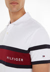 Tommy Hilfiger Colourblock Polo Shirt, White