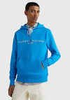 Tommy Hilfiger Logo Drawstring Hoodie, Shocking Blue