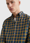 Tommy Hilfiger Mini Blackwatch Tartan Shirt, Desert Sky & Solstice