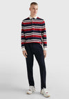 Tommy Hilfiger New Prep Stripe Polo Shirt, Regatta Red