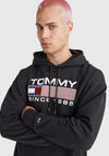 Tommy Jeans Athletic Logo Hoodie, Black