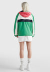 Tommy Jeans Chicago Archive Windbreaker, Coastal Green Multi