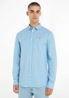 Tommy Jeans Classic Essential Check Shirt, Blue & White