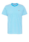 Tommy Jeans Classic Stripe T-Shirt, Deep Sky Blue