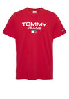 Tommy Jeans Entry T-Shirt, Deep Crimson