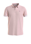 Tommy Jeans Classic Essential Polo Shirt, Faint Pink