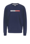 Tommy Jeans Essential Graphic Crew Neck Sweatshirt, Twilight Navy