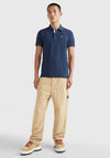 Tommy Jeans Organic Cotton Slim Polo Shirt, Twilight Navy