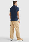 Tommy Jeans Organic Cotton Slim Polo Shirt, Twilight Navy