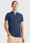 Tommy Jeans Organic Cotton Slim Polo Shirt, Twilight Navy