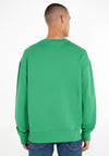 Tommy Jeans XS Badge Sweatshirt, Coastal Green