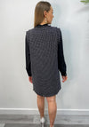 The Sofia Collection Tweed Panel Mini Dress, Black & White