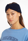 Tommy Hilfiger Festive Luxe Knit Headband, Navy