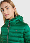 Tommy Hilfiger Womens Down Filled Jacket, Prep Green