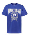 Tommy Jeans Womens Relaxed Varsity T-Shirt, Pilot Blue