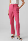 Vero Moda Zelda Straight Leg Trousers, Pink Yarrow