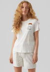 Vero Moda Cara Pocket Full of Sunshine T-Shirt, Snow White