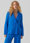 Vero Moda Jersey Double Breasted Blazer, Skydiver