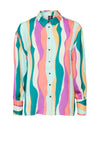 Vero Moda Tanya Print Shirt, Everglade