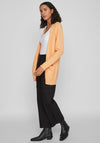 Vila Soft Knit Open Cardigan, Apricot Wash