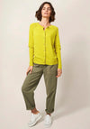 White Stuff Lulu Short Knit Cardigan, Light Chartreuse