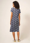 White Stuff Tallie Print Jersey Dress, Navy