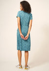 White Stuff Tallie Print Jersey Dress, Teal