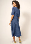 White Stuff Sabina Print Jersey Dress, Navy & Blue