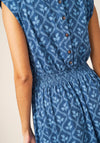 White Stuff Darcie Print Maxi Dress, Blue