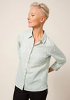 White Stuff Emilia Embroidered Shirt, Mint Green