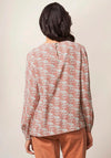 White Stuff Aubree Print Top, Orange Multi