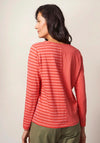 White Stuff Nelly Stripe Long Sleeve T-Shirt, Orange