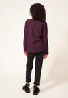 White Stuff Emilia Embroidered Shirt, Plum