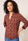 White Stuff Annie Patterned Blouse, Plum Multi