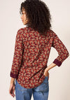 White Stuff Annie Patterned Blouse, Plum Multi