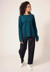 White Stuff Greenwich Wool Jumper, Dark Teal