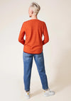 White Stuff Edie Soft Knit Sweater, Dark Orange