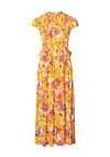 Y.A.S Finna Floral Print Maxi Dress, Birch