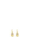 Absolute Diamante Double Disc Drop Earrings, Gold