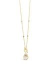 Absolute Opal Disc Pendant Necklace, Gold