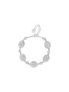 Absolute Oval Crystal Bracelet, Silver