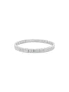 Absolute Double Row Bangle, Silver