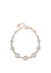 Absolute Rose Gold Small Circular Diamante Bracelet, B2055RS